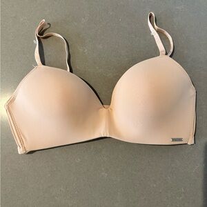 Nautica Wireless Padded Nude Bra NWOT